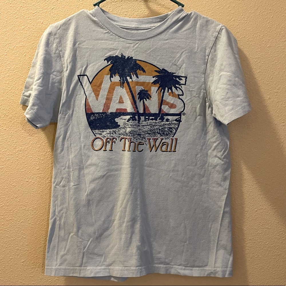 Vans T-shirt light blue (M boys)